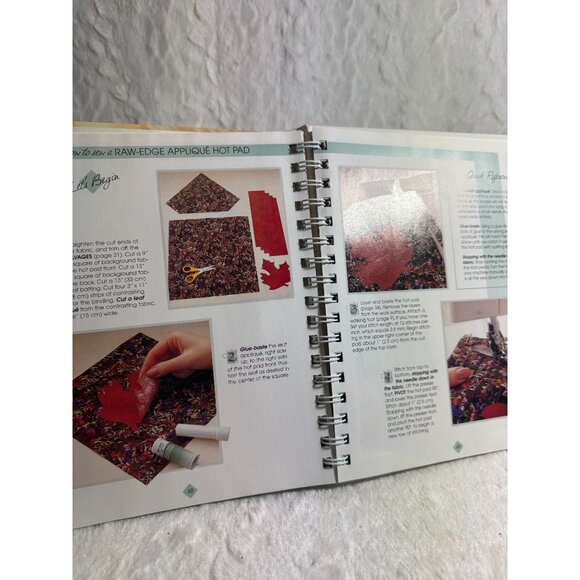 Quilting For Beginners By Coats & Clark (1998) Spiral Hardcover - Picture 4 of 4